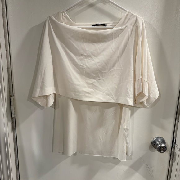 Zara Tops - Zara Cream Off-Shoulder Blouse